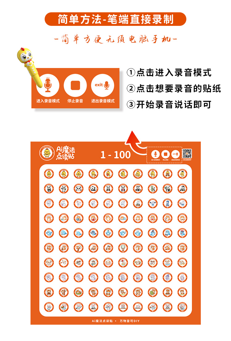 DIY 点读贴纸详情图 7